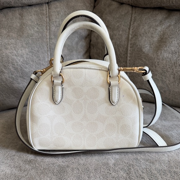 Coach Sydney Satchel in Signature Canvas - Picture 3 of 11